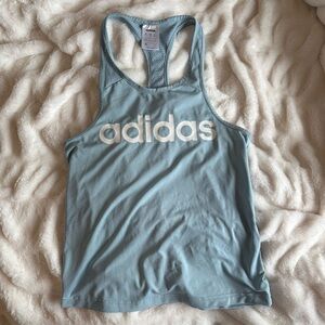Adidas Light Blue Racerback Top